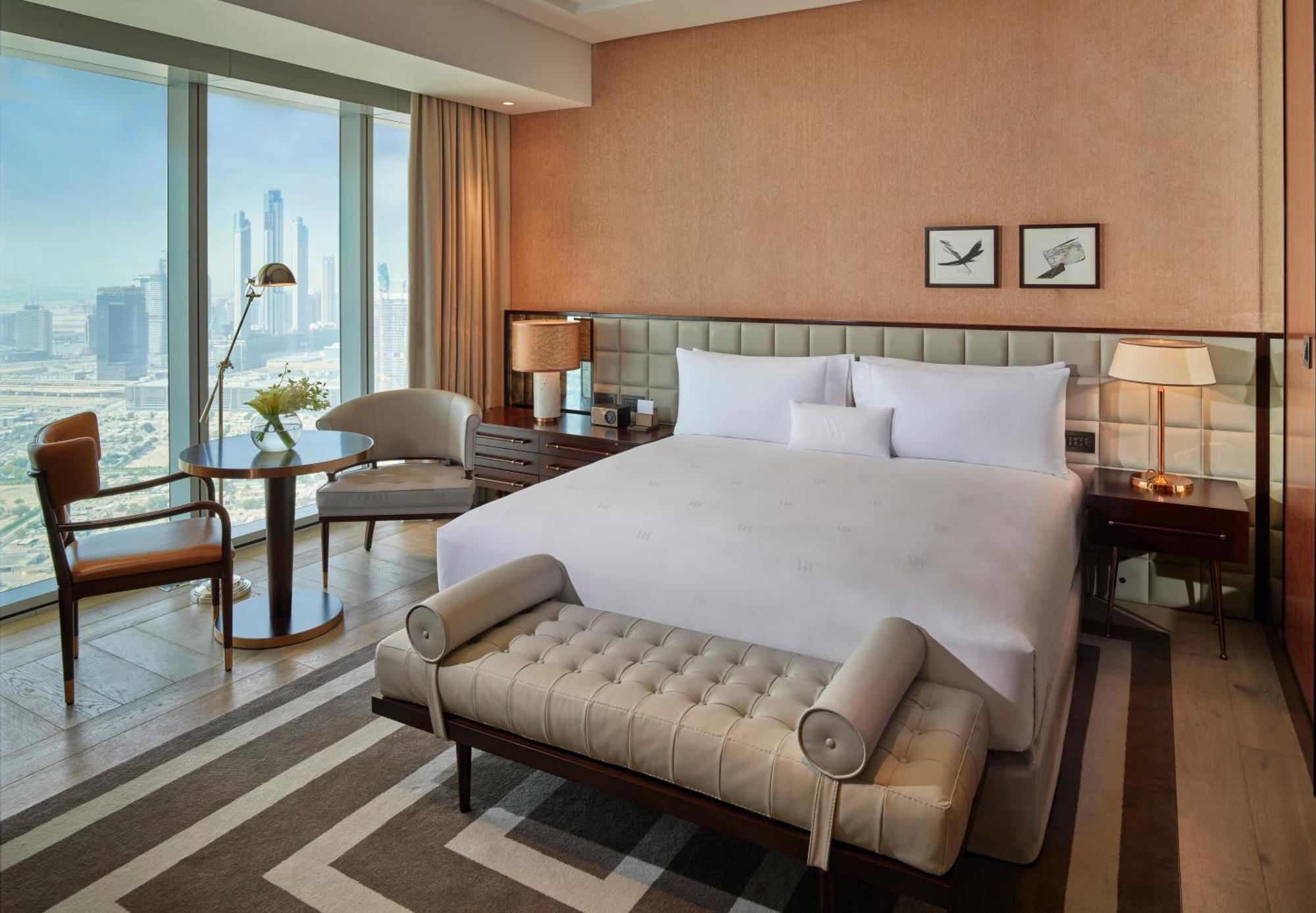 Waldorf Astoria Dubai International Financial Centre Ξενοδοχείο Εξωτερικό φωτογραφία A bedroom at the Address Downtown Hotel